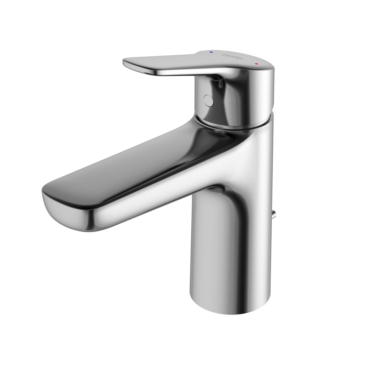 TOTO® GS Series 1.2 gpm Single Handle Bathroom Sink Faucet with Comfort Glide Technology and Drain Assembly, Polished Chrome