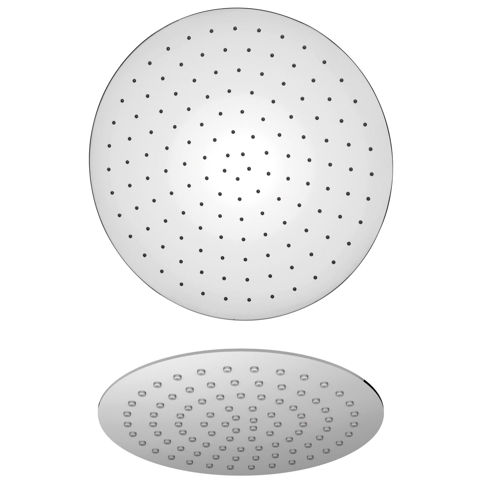 LaToscana 8'' Round Stainless Steel Ultra Slim Shower Head – Chrome – –