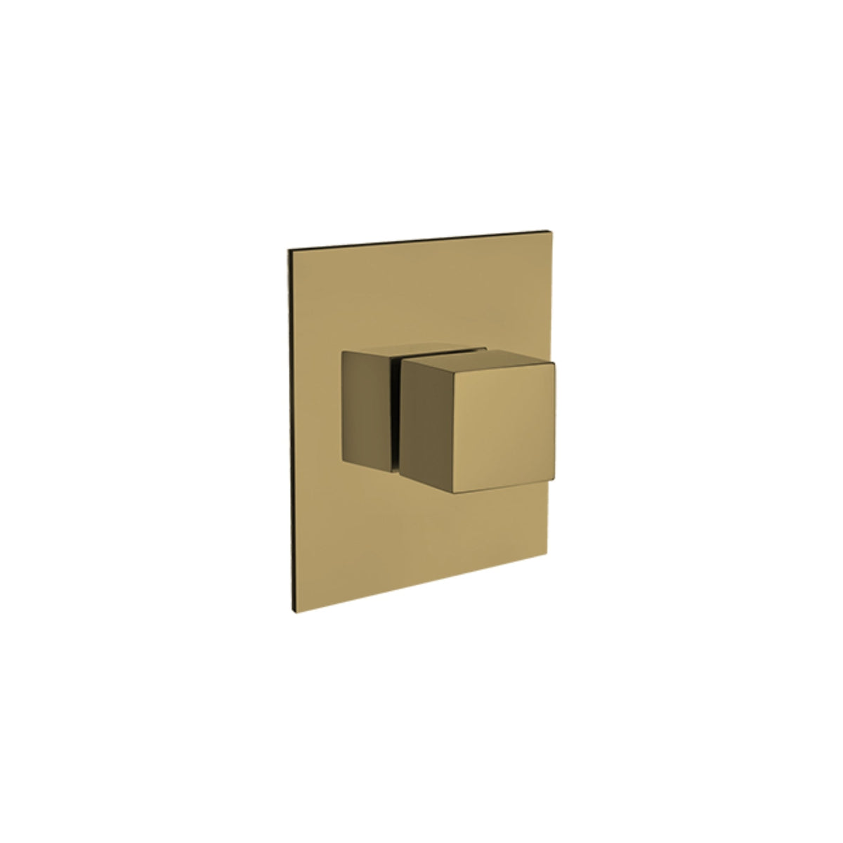 LaToscana QUADRO 3 - Way Diverter TRIM (Requires Rough Valve 425) – Matt Gold PVD – –