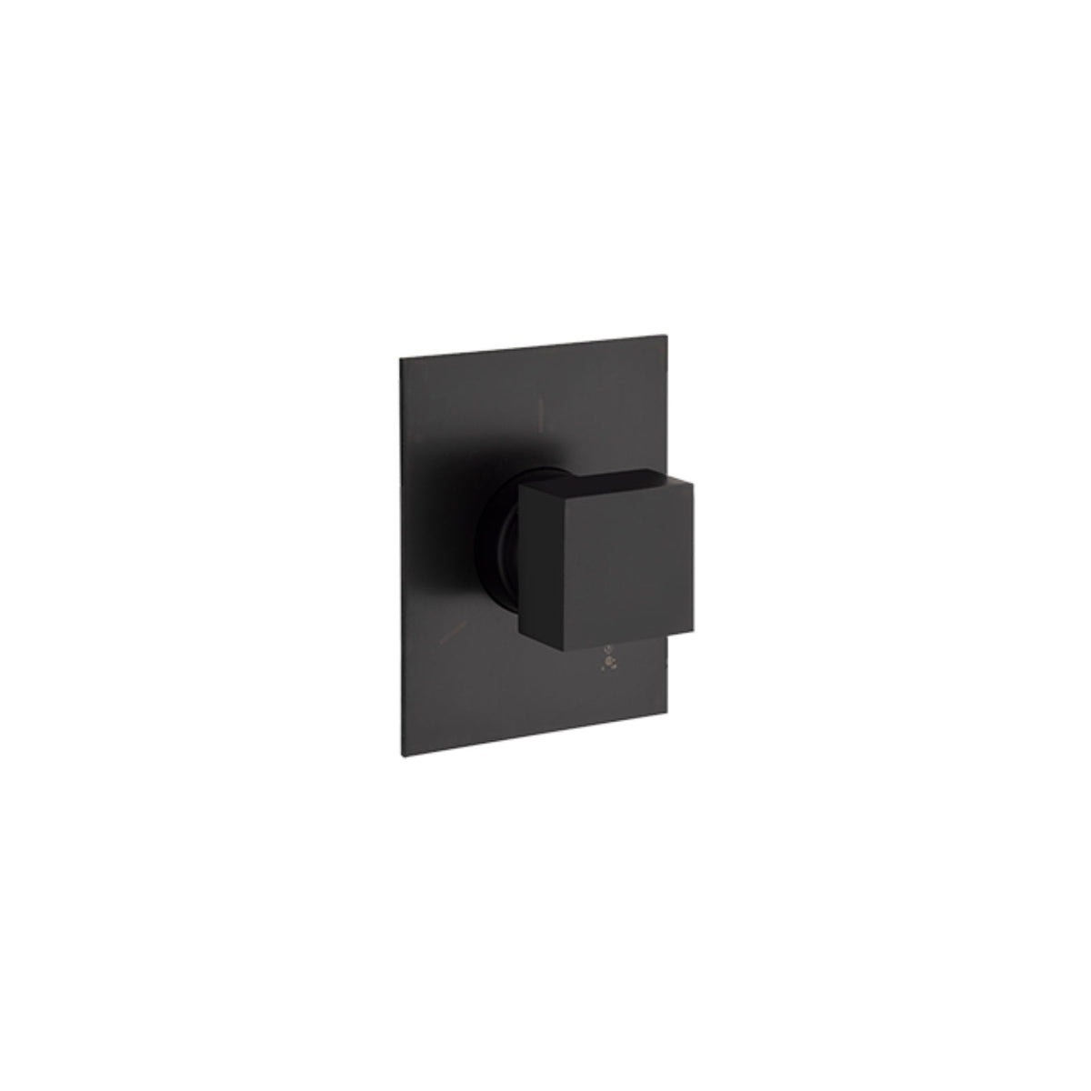 LaToscana QUADRO 3 - Way Diverter TRIM (Requires Rough Valve 425) – Matt Black PVD – –