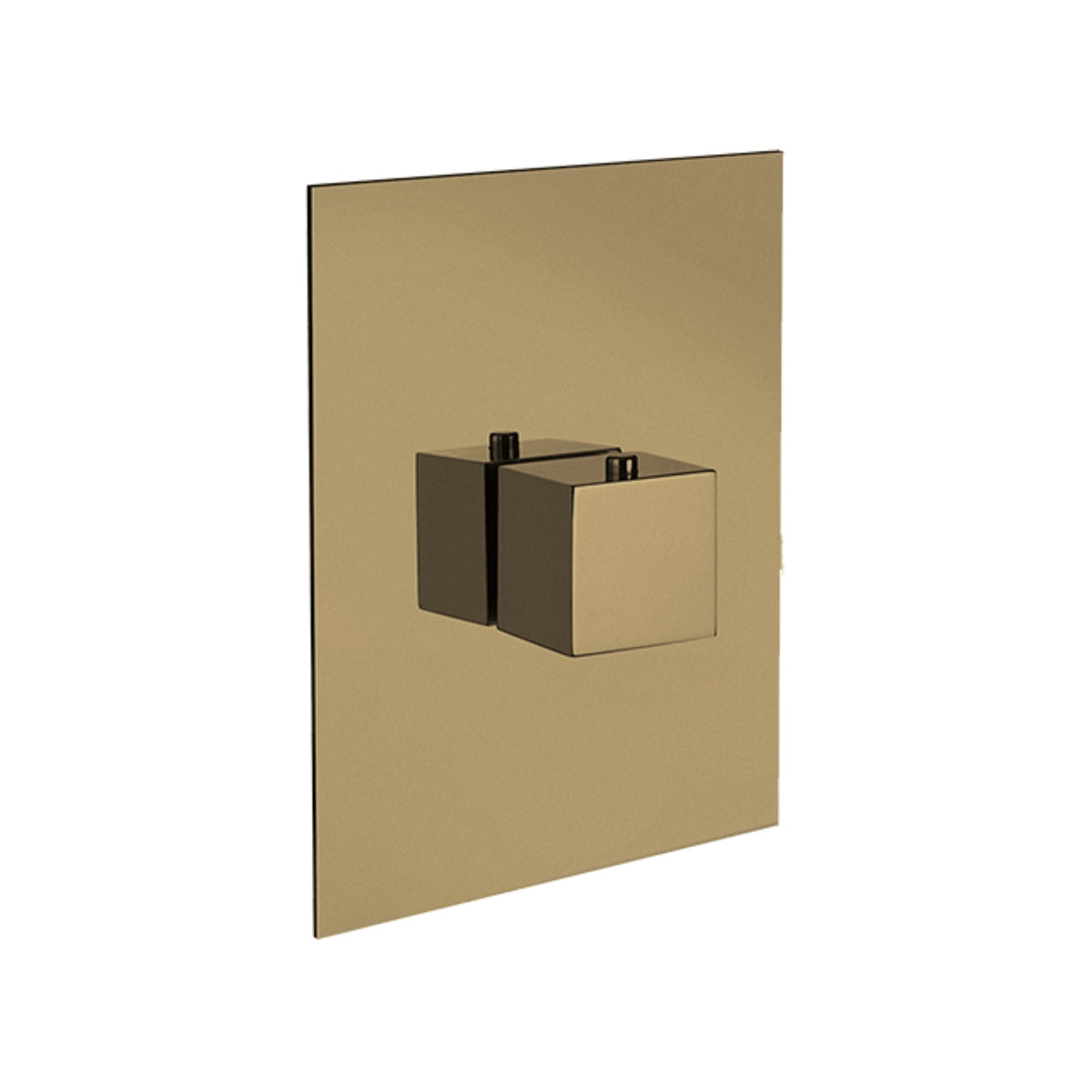 LaToscana QUADRO Thermostatic TRIM (Requires Rough Valve 711) – Matt Gold PVD – –