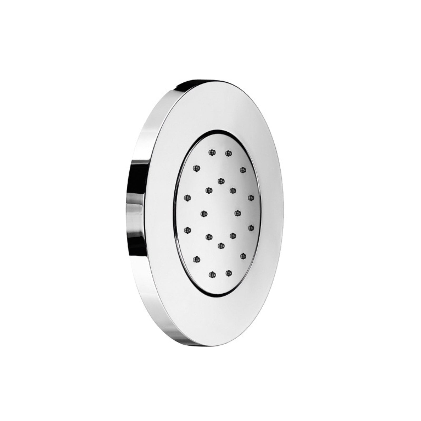 LaToscana Round Concealed Tile Body Jet – Chrome – –