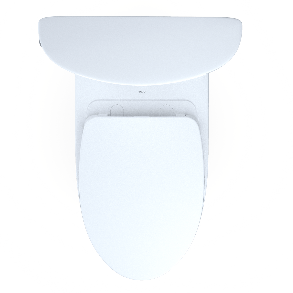 TOTO® Aquia IV® Arc Two-Piece Elongated Dual Flush 1.28 and 0.9 gpf Universal Height Toilet with CeFIONtect® – Elongated – –