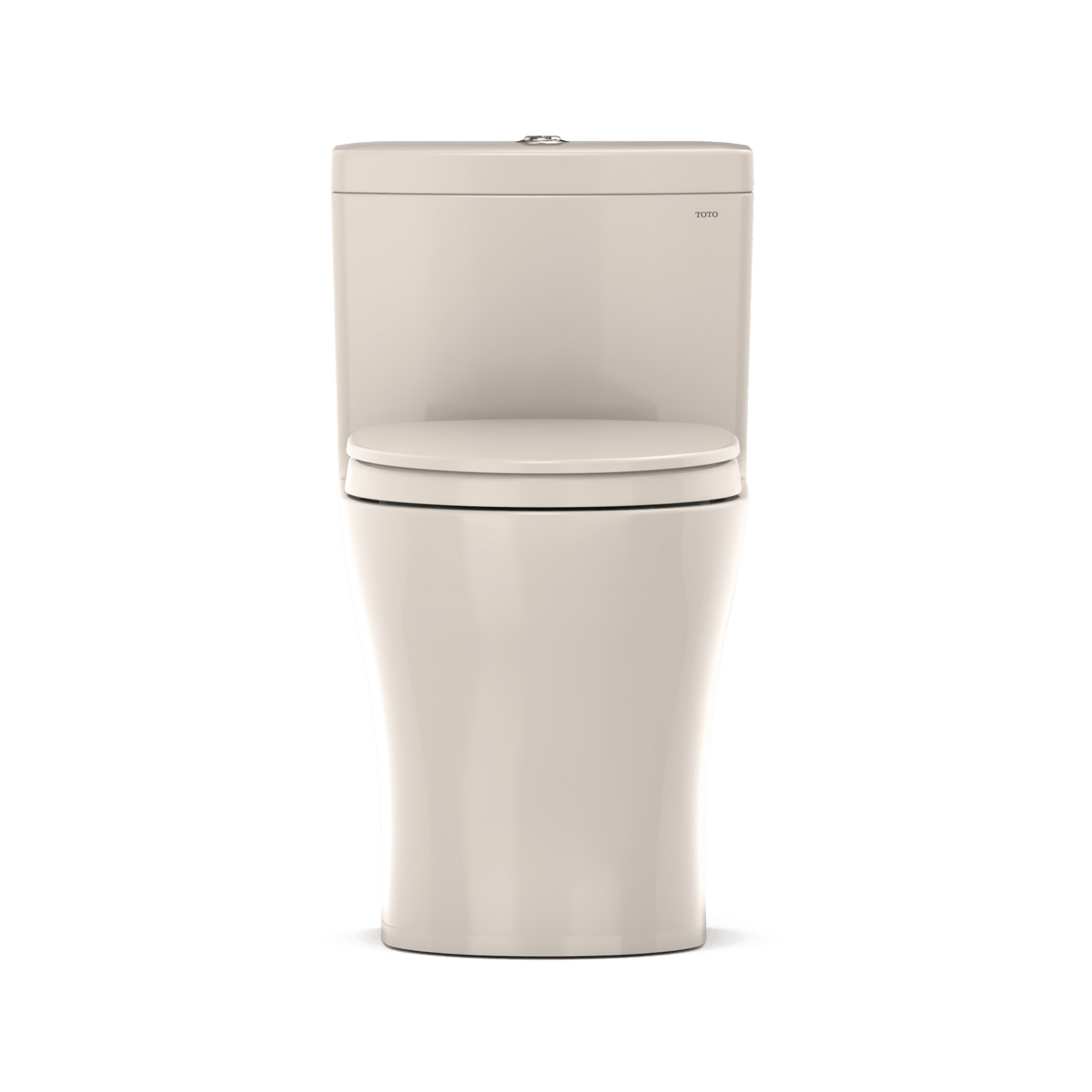 TOTO® Aquia® IV One-Piece Elongated Dual Flush 1.28 and 0.9 gpf Universal Height – Sedona Beige – –