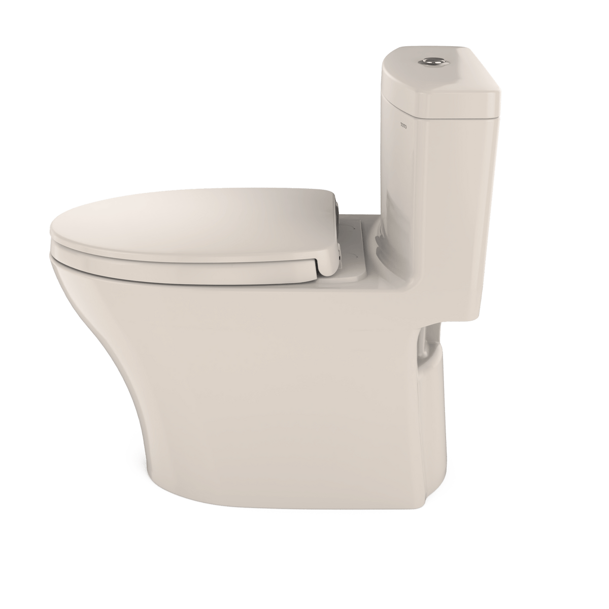 TOTO® Aquia® IV One-Piece Elongated Dual Flush 1.28 and 0.9 gpf Universal Height – Sedona Beige – –