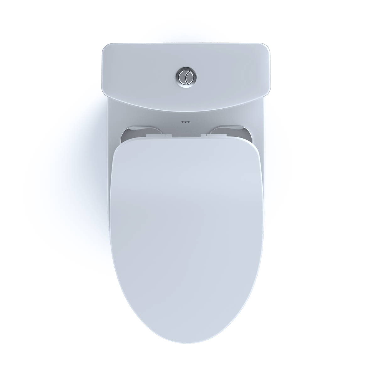 TOTO® Aquia® IV Two-Piece Elongated Dual Flush 1.28 and 0.9 gpf Toilet with CeFIONtect® and Softclose® Seat – Elongated – Cotton White –