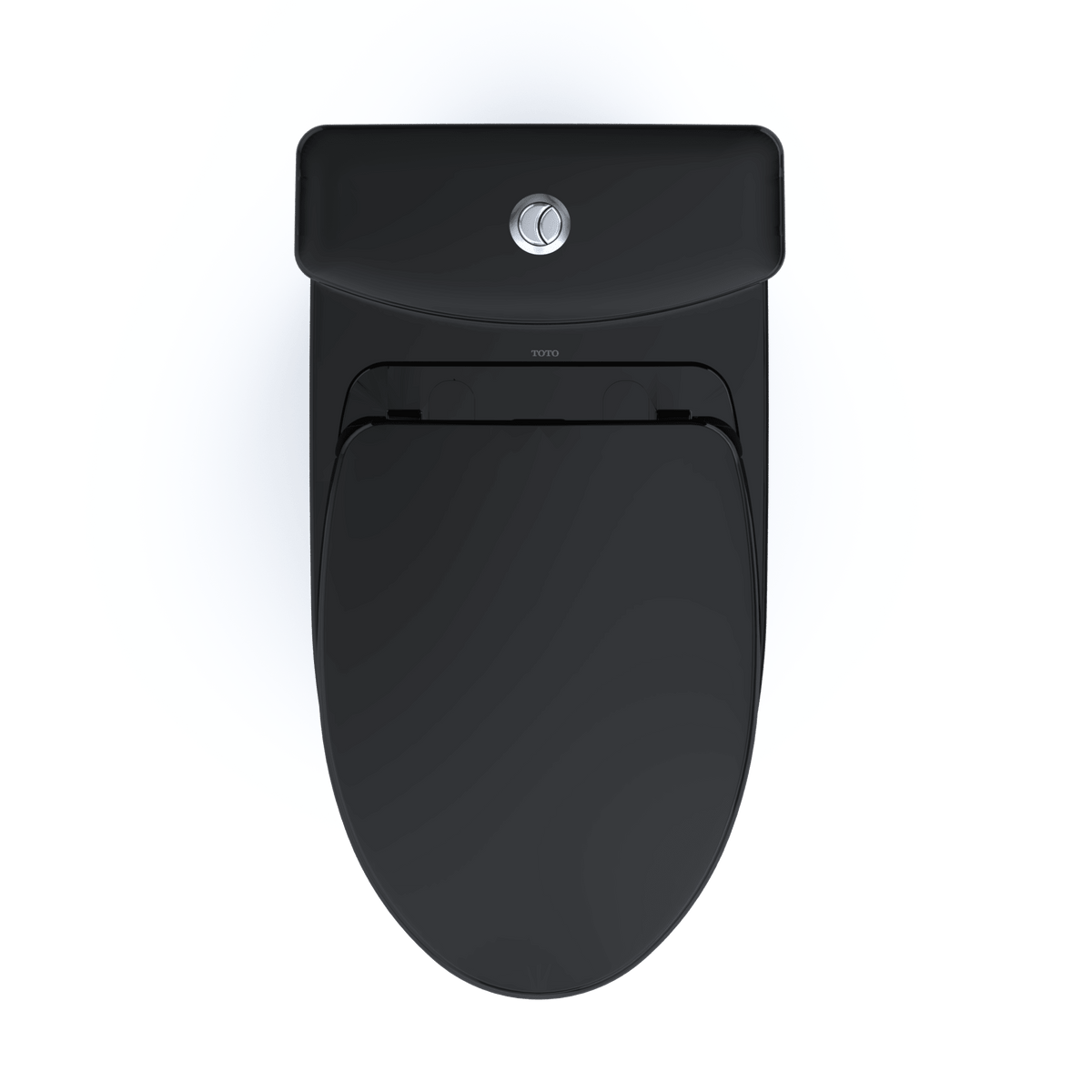 TOTO® Aquia® IV Two-Piece Elongated Dual Flush 1.28 and 0.9 gpf Universal Height Toilet – Elongated – Ebony –