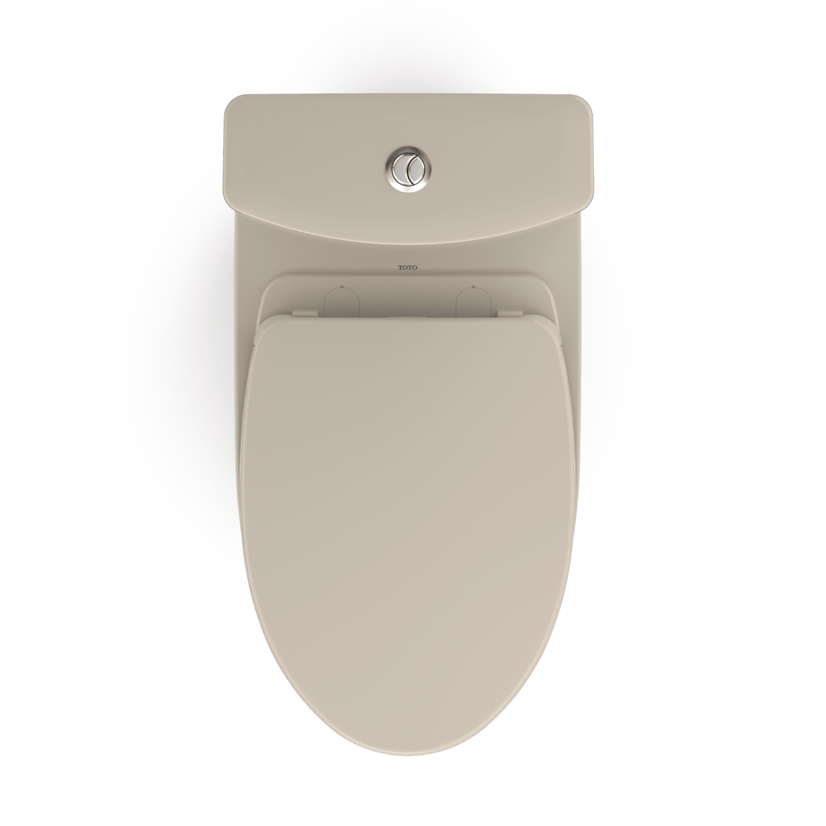 TOTO® Aquia® IV Two-Piece Elongated Dual Flush 1.28 and 0.9 gpf Universal Height Toilet with CeFIONtect® – Bone – –