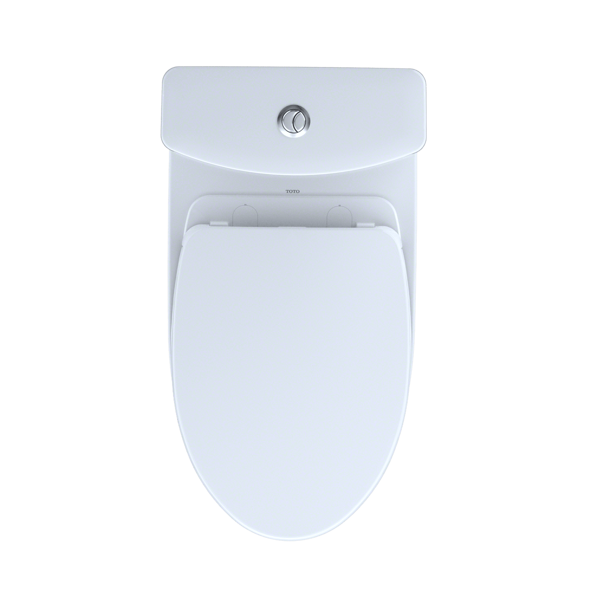 TOTO® Aquia® IV Two-Piece Elongated Dual Flush 1.28 and 0.9 gpf Universal Height Toilet with CeFIONtect® – Cotton White – –