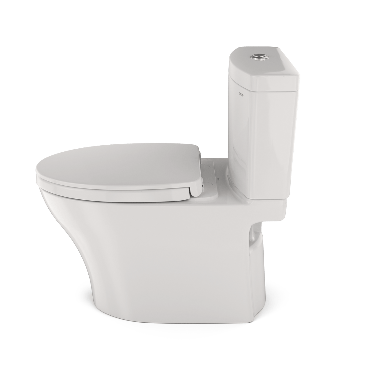 TOTO Aquia IV Washlet+ Two-Piece Elongated Dual Flush 1.28 and 0.9 gpf Toilet with CeFIONtect® – Colonial White – –