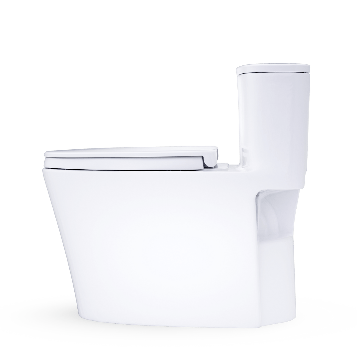 TOTO® Aurora™ 1G® One-Piece Elongated 1.0 GPF WASHLET®+ and Auto Flush Ready Universal Height Toilet with CEFIONTECT® and SS124 SoftClose® Seat – Elongated – Cotton White –