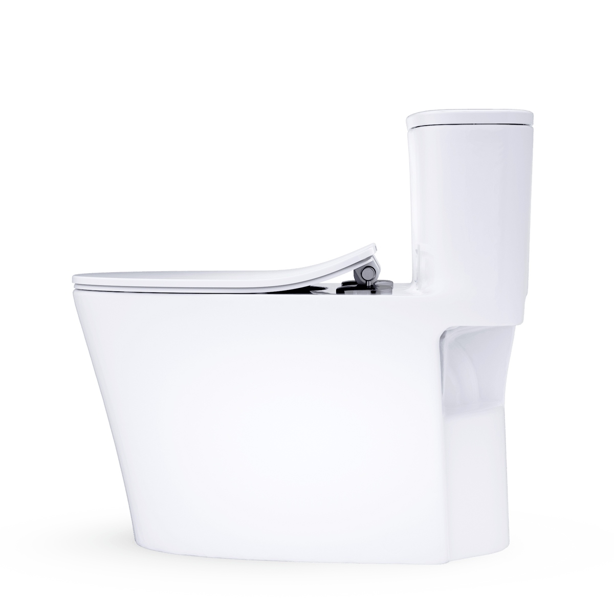 TOTO® Aurora™ One-Piece Elongated 1.28 GPF WASHLET®+ and Auto Flush Ready Universal Height Toilet with CEFIONTECT® and SS234 SoftClose® Seat – Elongated – Cotton White –