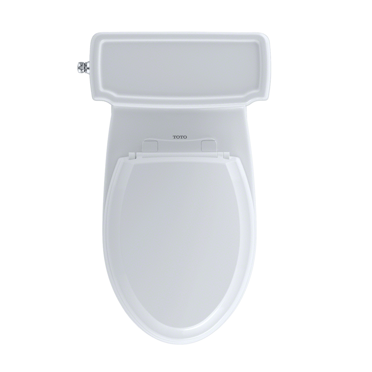 TOTO® Eco Guinevere® Elongated 1.28 gpf Universal Height Skirted Toilet with CeFIONtect® and Softclose® Seat – Elongated – Cotton White –