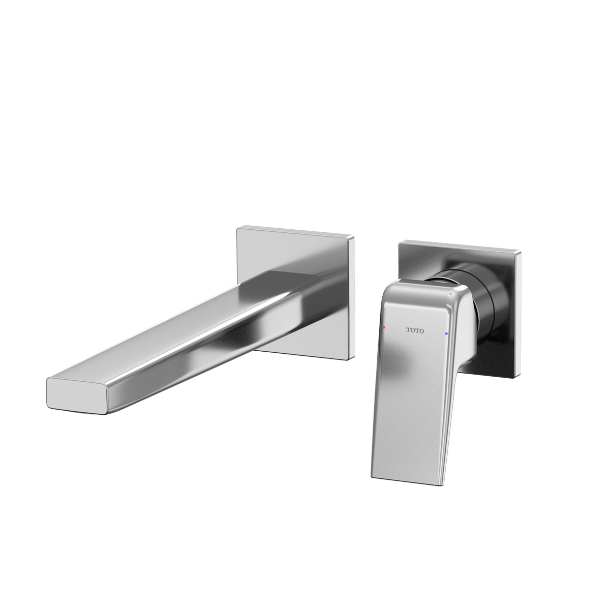 TOTO® GB 1.2 gpm Wall-Mount Single-Handle Long Bathroom Faucet with Comfort Glide Technology – Polished Chrome – –
