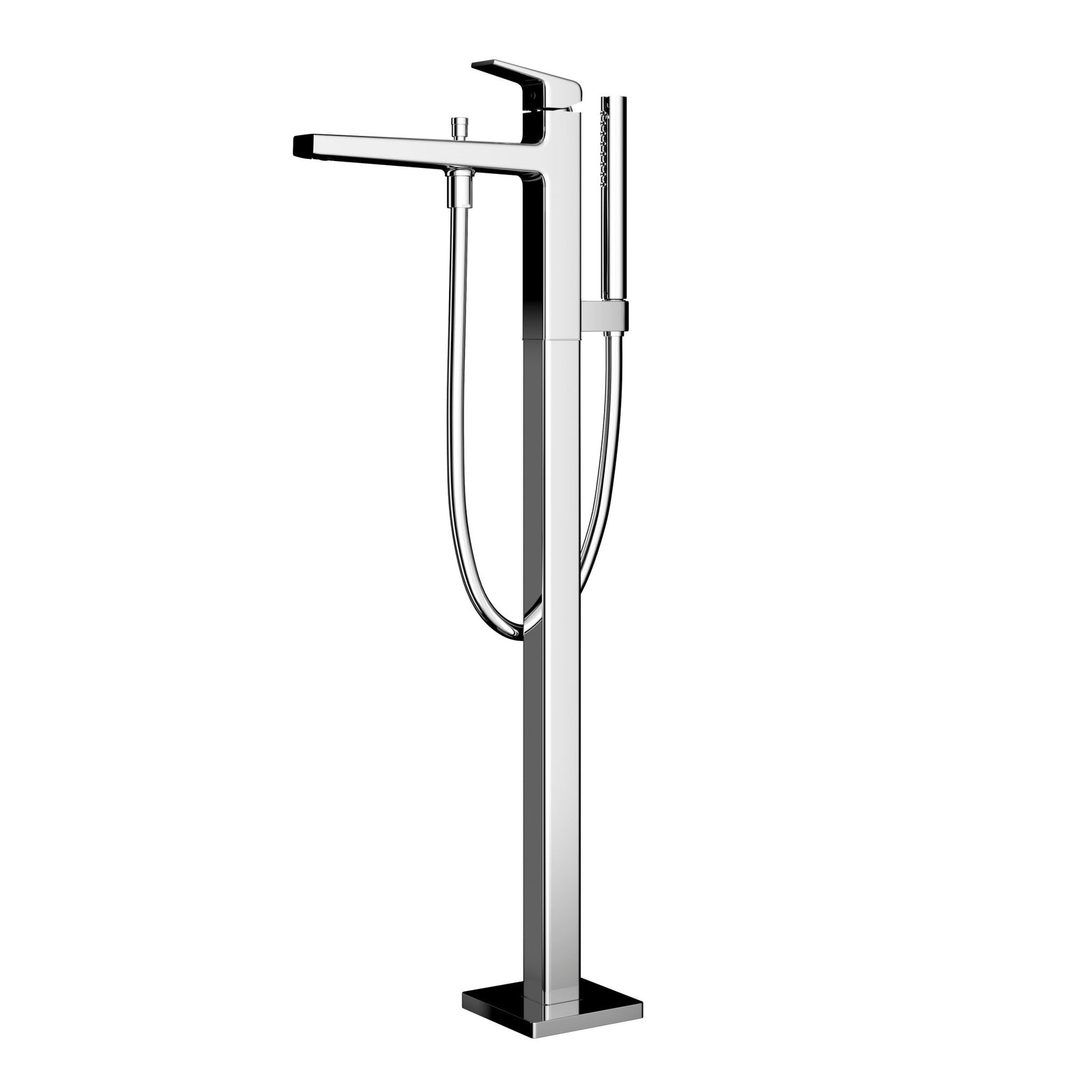 TOTO® GB Freestanding Bathroom Tub Filler with Comfort Glide™ and Comfort Wave™ – Polished Chrome – –