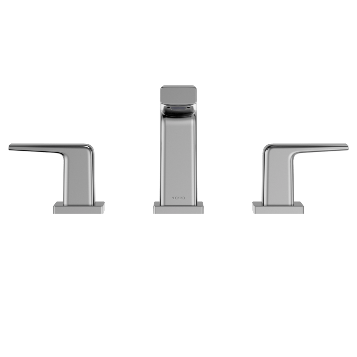 TOTO® GB Series 1.2 gpm Two Handle Widespread Bathroom Sink Faucet with Drain Assembly – Polished Chrome – –