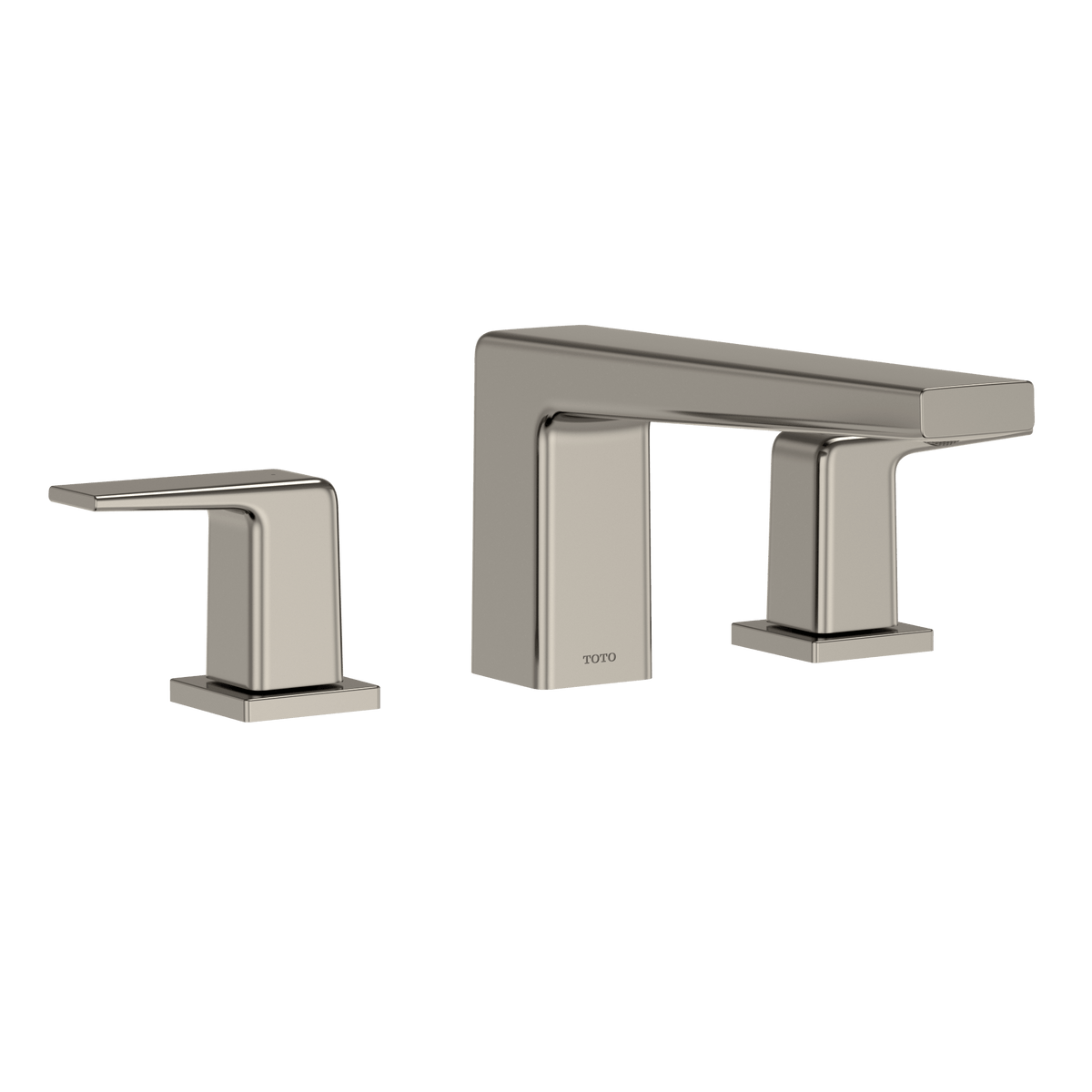 TOTO® GB Series 1.2 gpm Two Handle Widespread Bathroom Sink Faucet with Drain Assembly – Polished Chrome – –