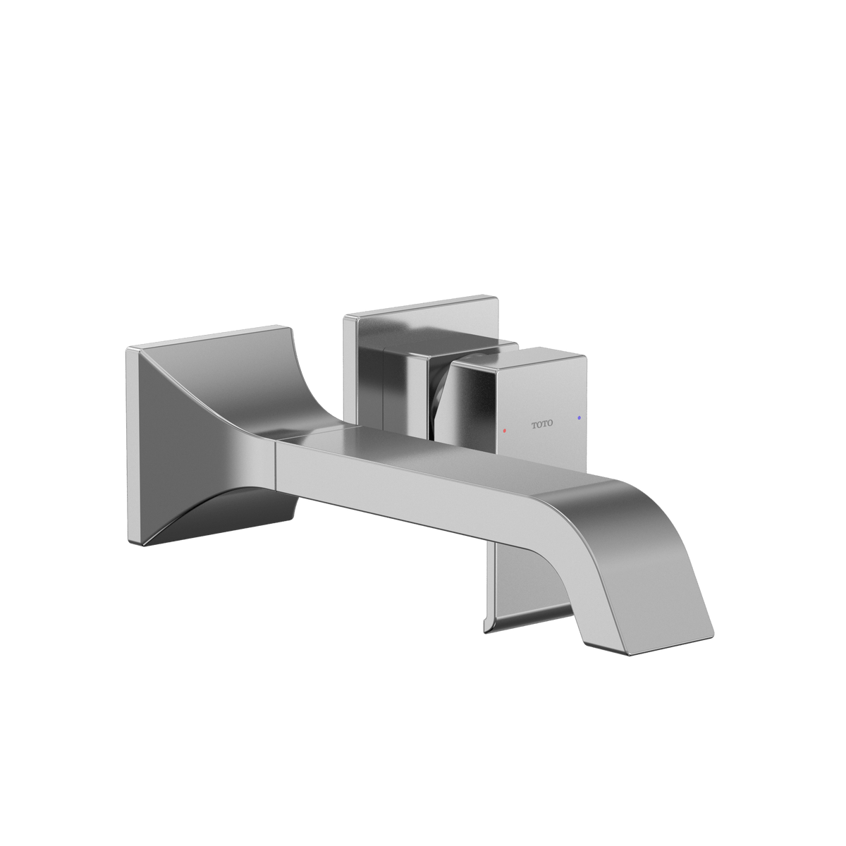 TOTO® GC 1.2 gpm Wall-Mount Single-Handle Long Bathroom Faucet with Comfort Glide Technology – Polished Chrome – –
