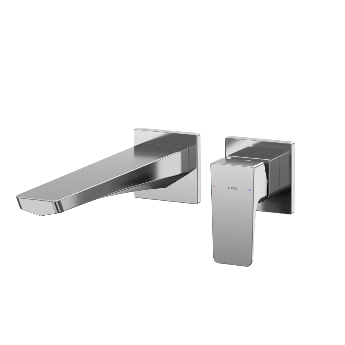 TOTO® GE 1.2 gpm Wall-Mount Single-Handle Long Bathroom Faucet with Comfort Glide Technology – Polished Chrome – –