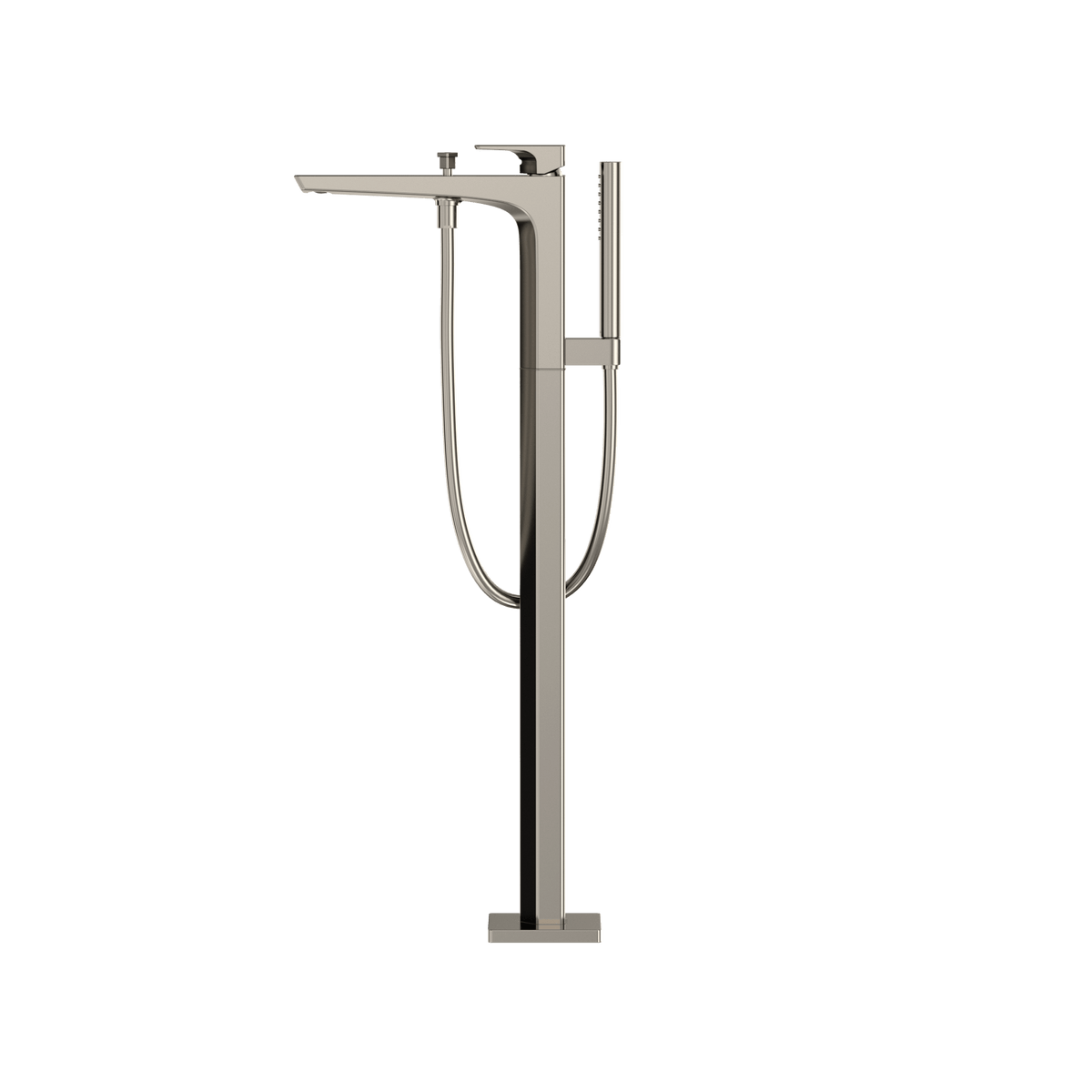 TOTO® GE Single-Handle Free Standing Tub Filler with Handshower – Polished Chrome – –