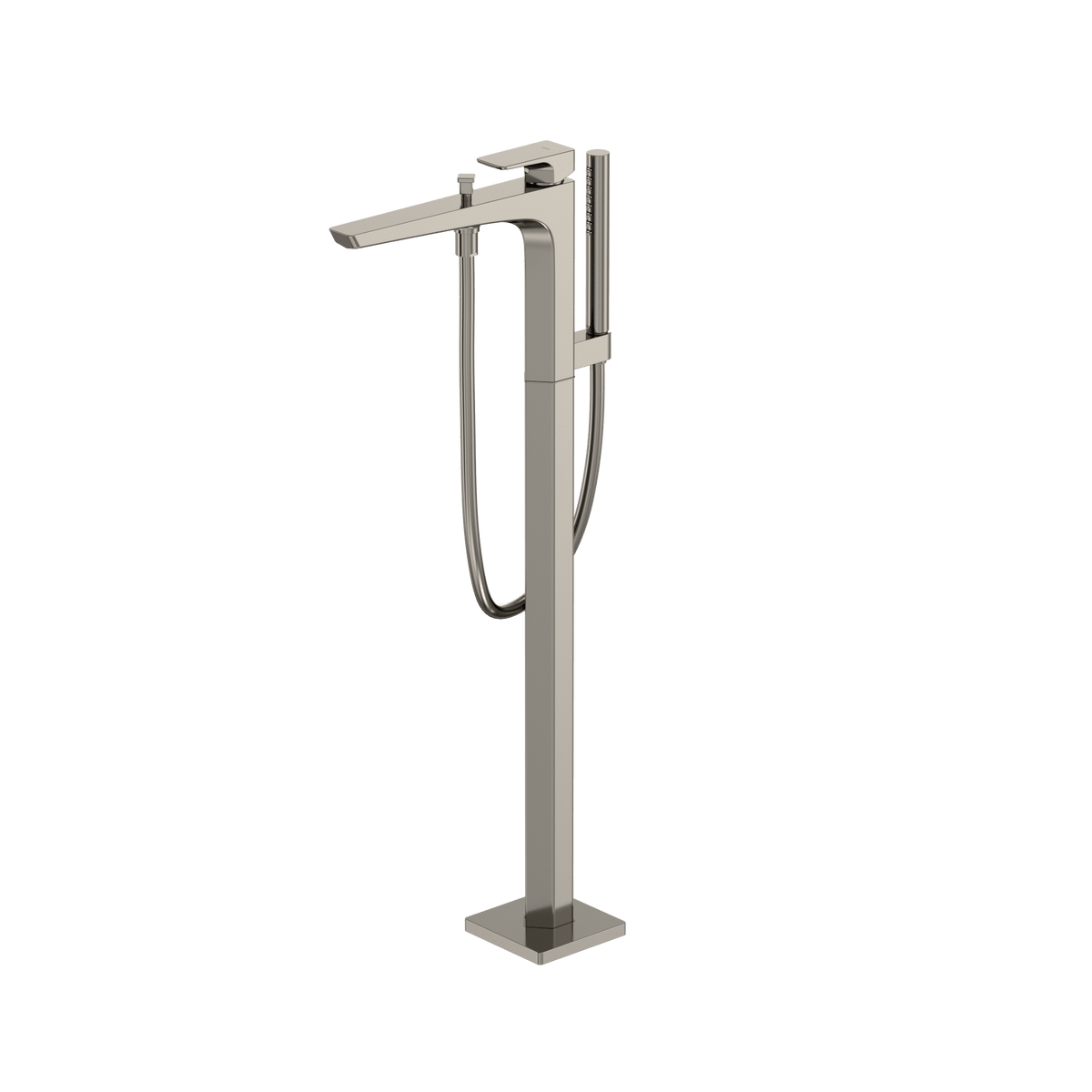 TOTO® GE Single-Handle Free Standing Tub Filler with Handshower – Polished Chrome – –