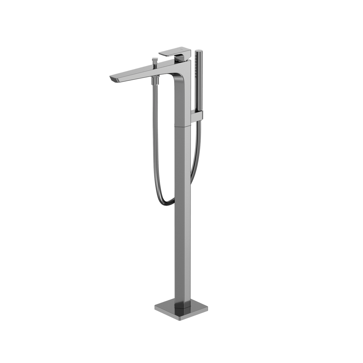 TOTO® GE Single-Handle Free Standing Tub Filler with Handshower – Polished Chrome – –