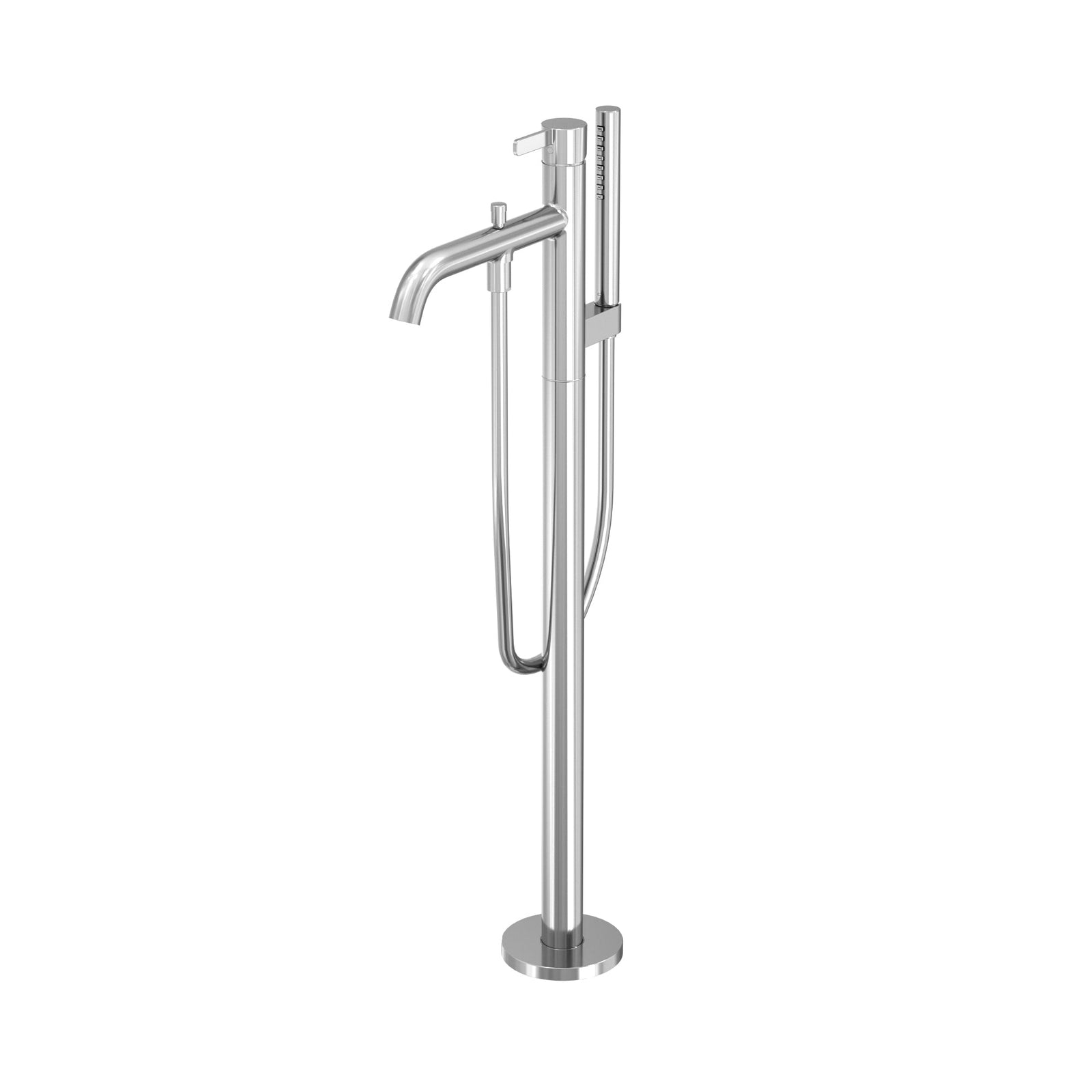 TOTO® GF Freestanding Bathroom Tub Filler with Comfort Glide™ and Comfort Wave™ – Polished Chrome – –