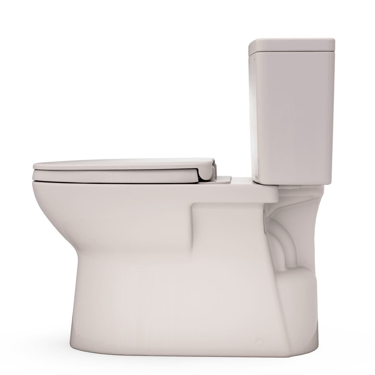 TOTO® Glaston™ 1G® Two-Piece Elongated 1.0 GPF WASHLET®+ and Auto Flush Ready Universal Height Toilet with CEFIONTECT® and SS124 SoftClose® Seat – Elongated – Bone –