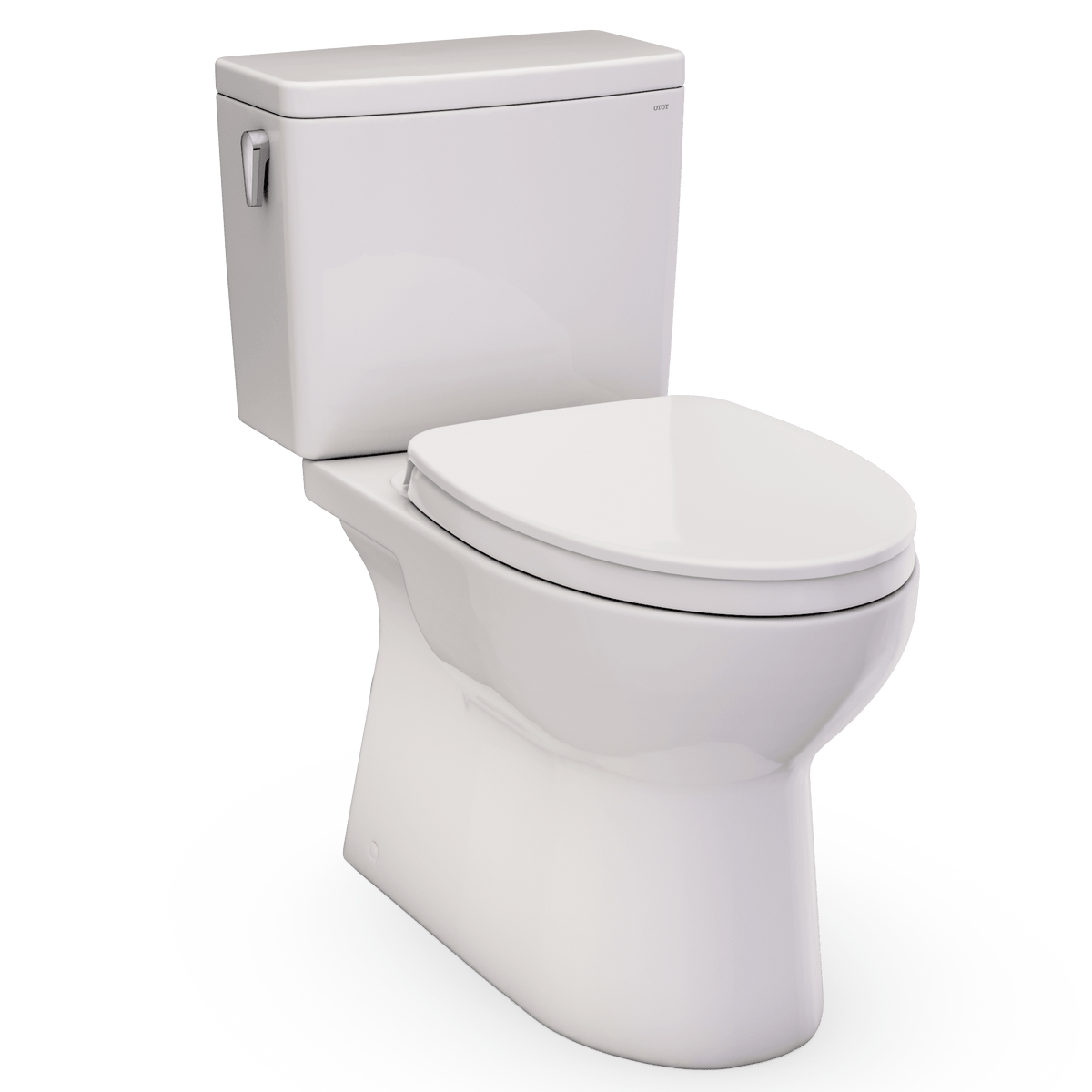 TOTO® Glaston™ 1G® Two-Piece Elongated 1.0 GPF WASHLET®+ and Auto Flush Ready Universal Height Toilet with CEFIONTECT® and SS124 SoftClose® Seat – Elongated – Sedona Beige –