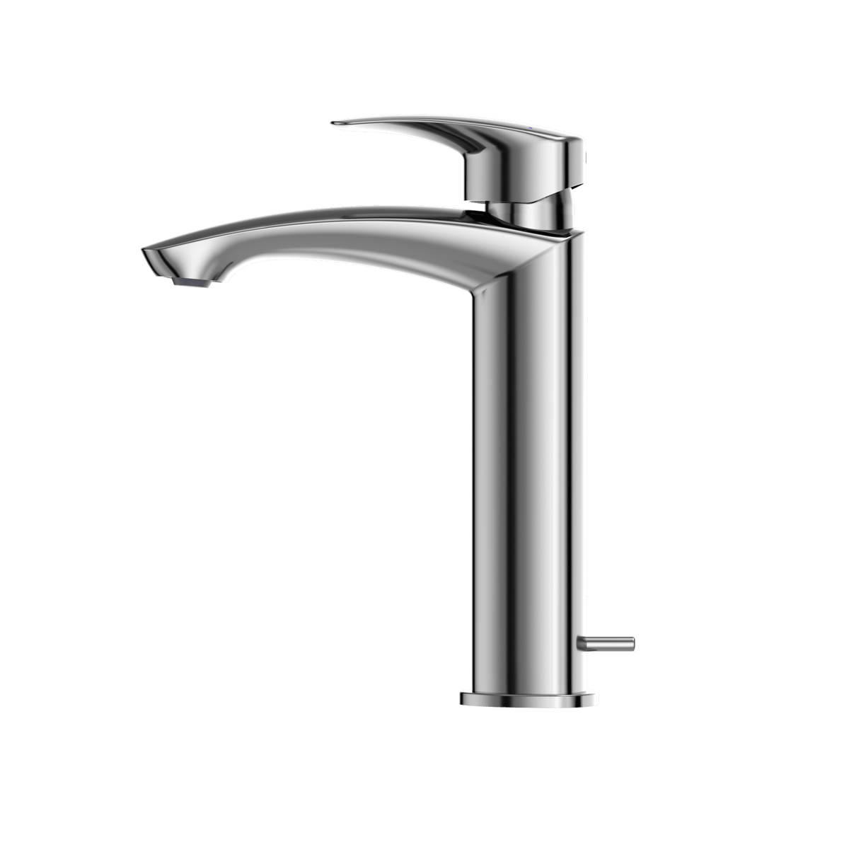 TOTO® GM 1.2 gpm Single Handle Semi-Vessel Bathroom Sink Faucet with Comfort Glide Technology – Polished Chrome – –