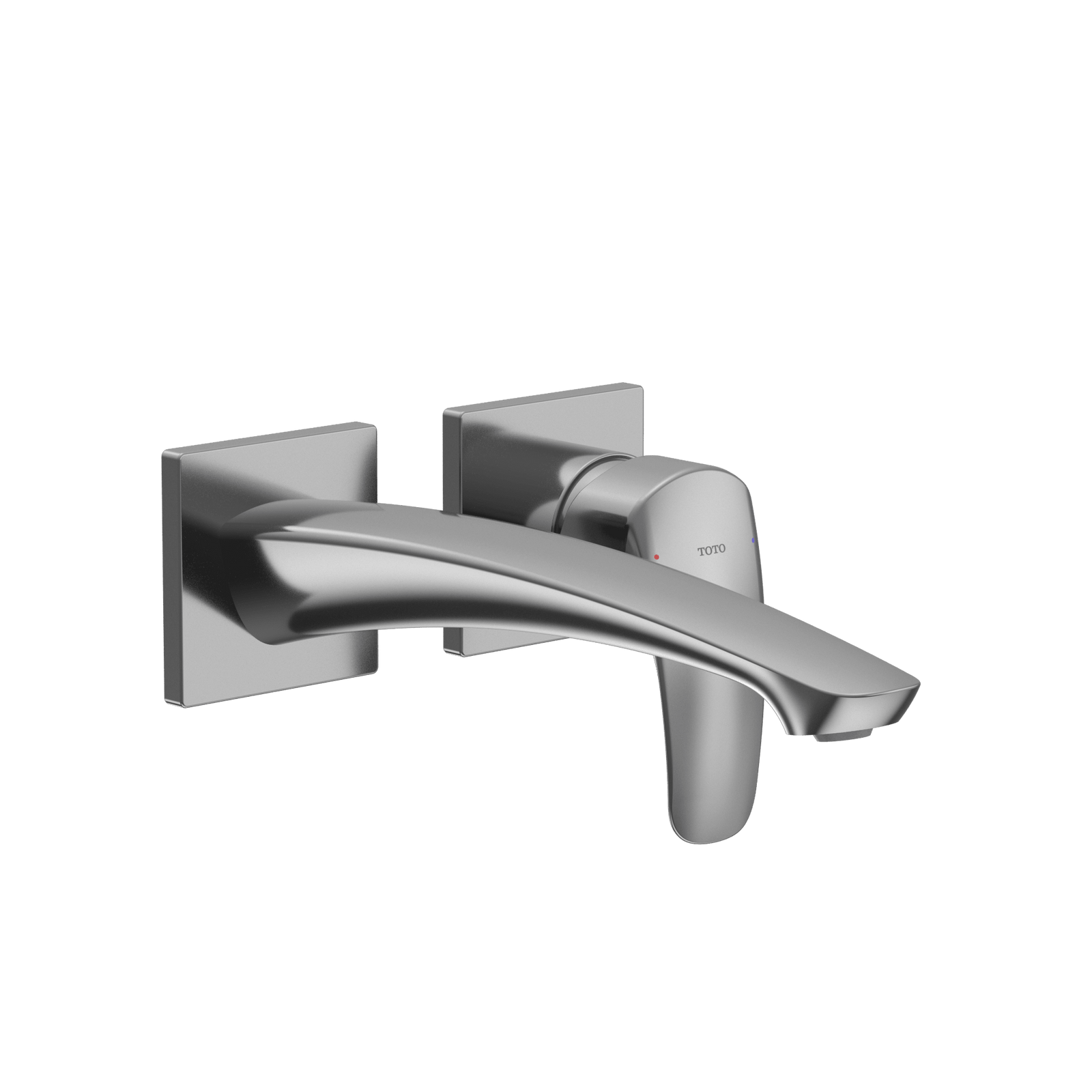 TOTO® GM 1.2 gpm Wall-Mount Single-Handle Long Bathroom Faucet with Comfort Glide Technology – Polished Chrome – –