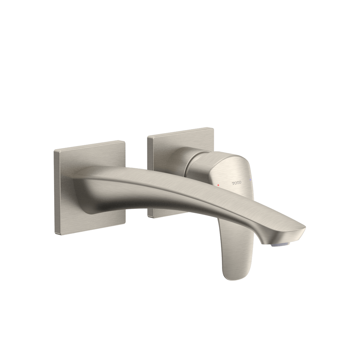 TOTO® GM 1.2 gpm Wall-Mount Single-Handle Long Bathroom Faucet with Comfort Glide Technology – Polished Chrome – –