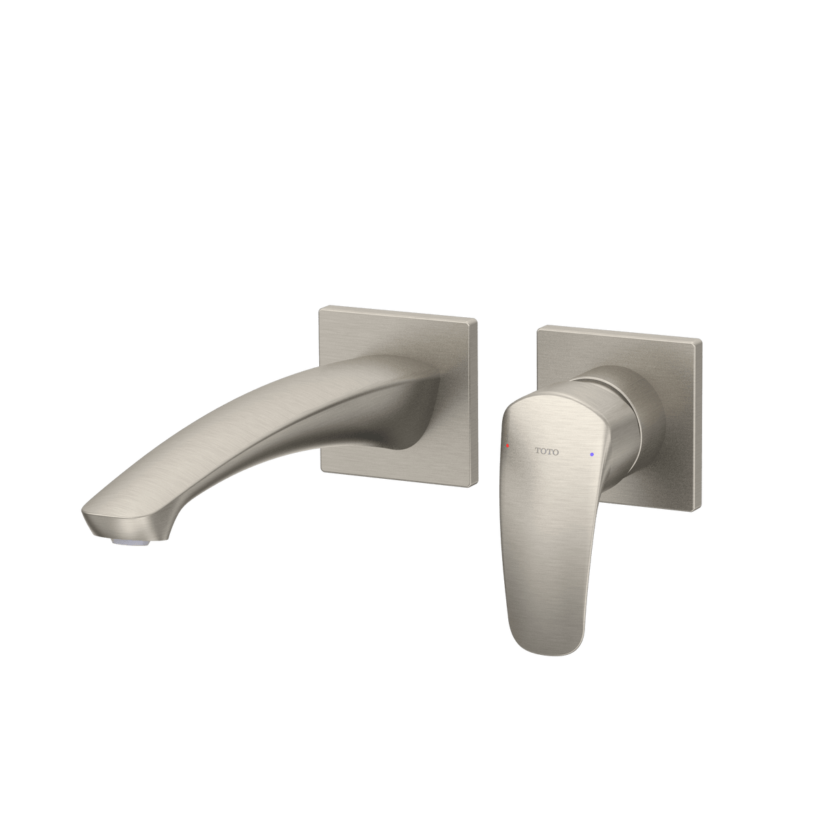 TOTO® GM 1.2 gpm Wall-Mount Single-Handle Long Bathroom Faucet with Comfort Glide Technology – Polished Chrome – –