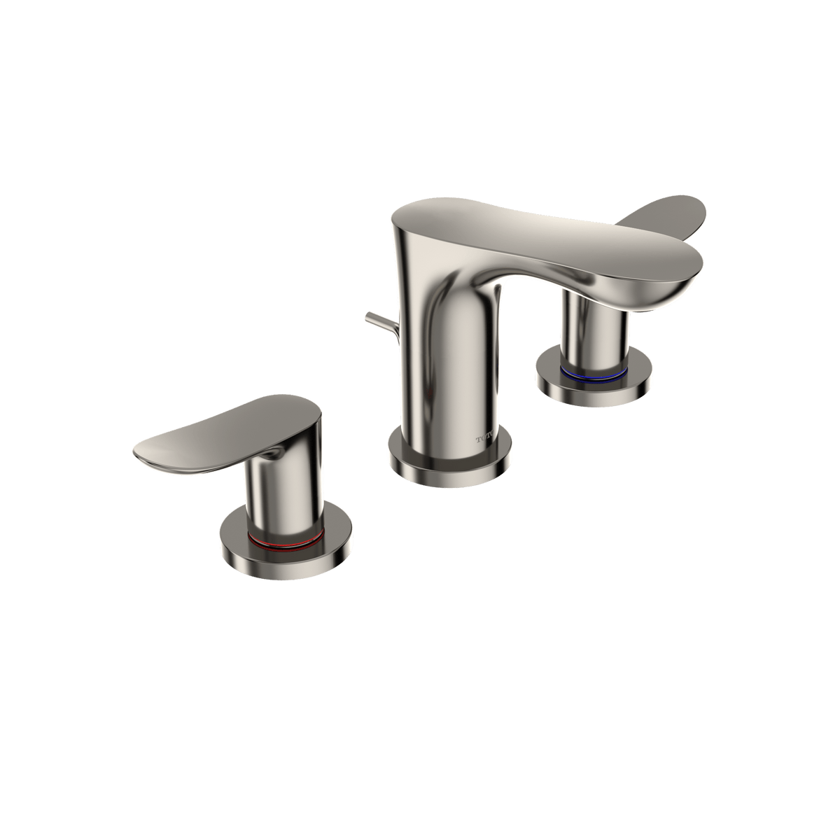 TOTO® GO Series 1.2 gpm Two Handle Widespread Bathroom Sink Faucet with Drain Assembly – Polished Chrome – –