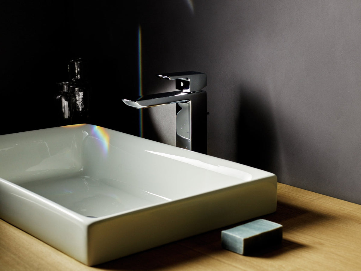 TOTO® GR 1.2 gpm Single Handle Semi-Vessel Bathroom Sink Faucet with Comfort Glide™ Technology – Polished Chrome – –