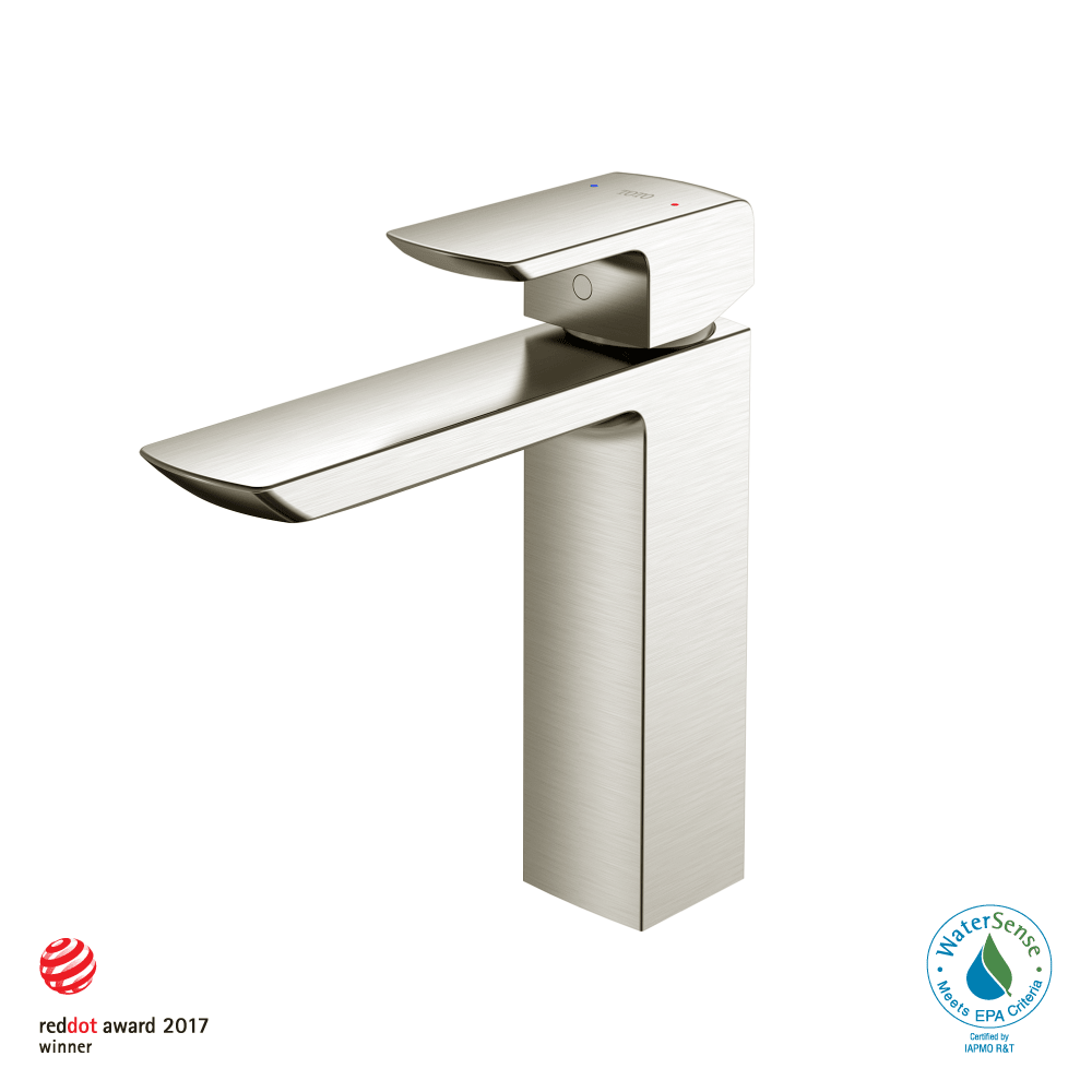 TOTO® GR 1.2 gpm Single Handle Semi-Vessel Bathroom Sink Faucet with Comfort Glide™ Technology – Polished Chrome – –