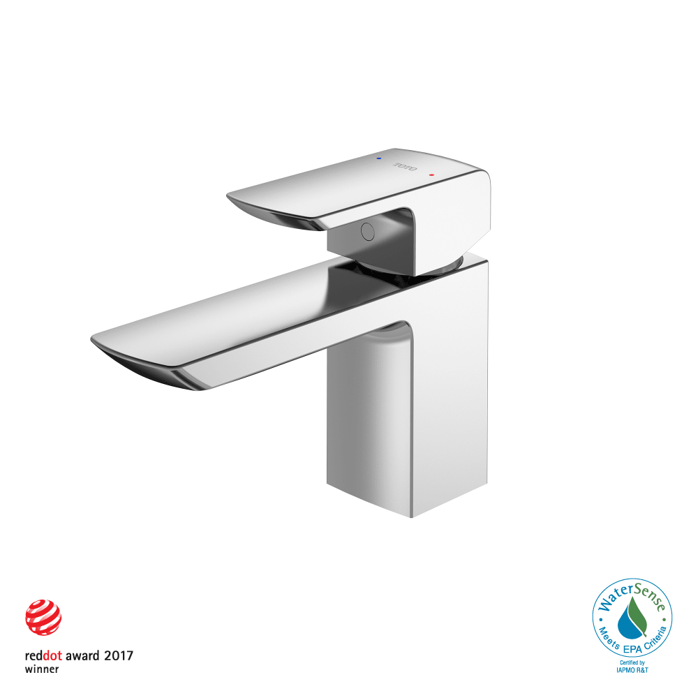 TOTO® GR Series 1.2 gpm Single Handle Bathroom Sink Faucet with Comfort Glide Technology and Drain Assembly – Polished Chrome – –