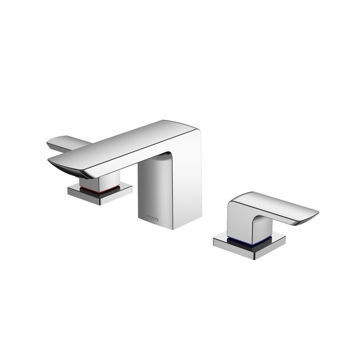 TOTO® GR Series 1.2 gpm Two Handle Widespread Bathroom Sink Faucet with Drain Assembly – Polished Chrome – –