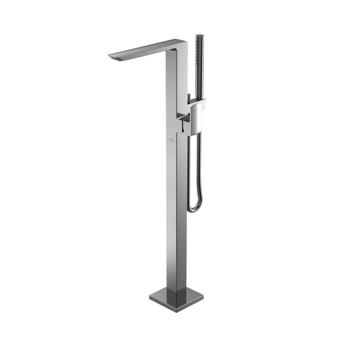 TOTO® GR Single-Handle Freestanding Tub Filler Faucet with Handshower – Polished Chrome – –