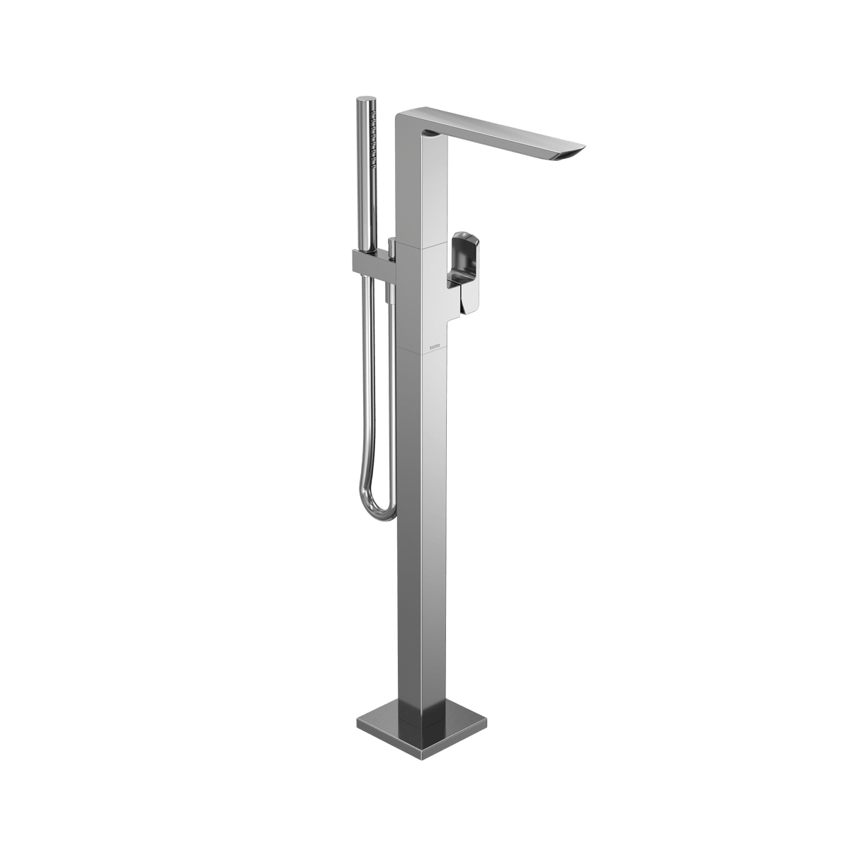 TOTO® GR Single-Handle Freestanding Tub Filler Faucet with Handshower – Polished Chrome – –