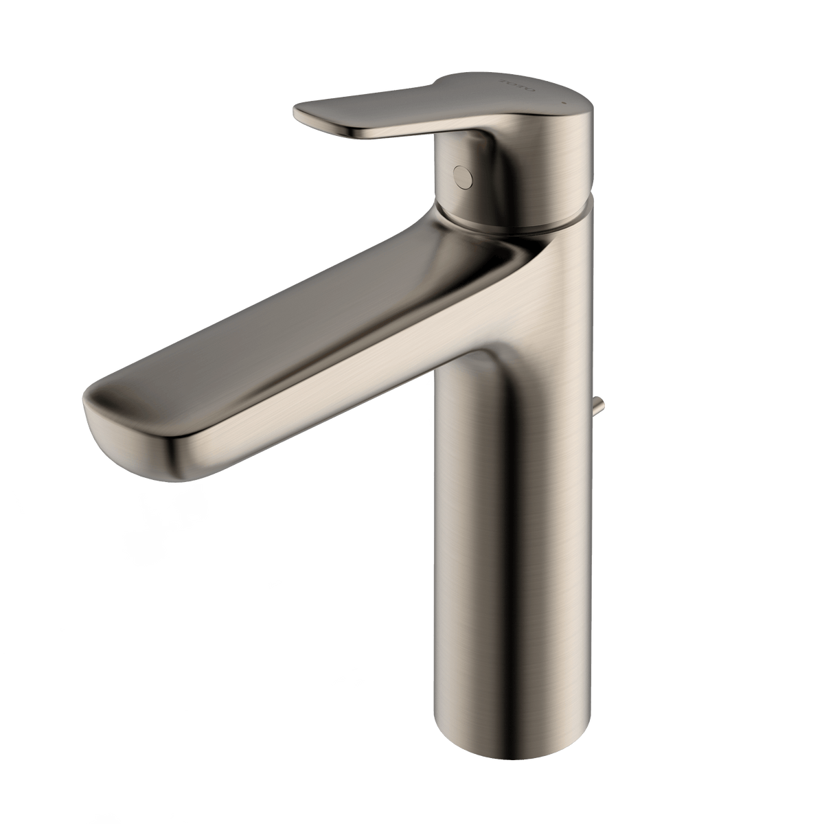 TOTO® GS Series 1.2 gpm Single Handle Bathroom Faucet for Semi-Vessel Sink with Comfort Glide Technology and Drain Assembly – Brushed Nickel – –
