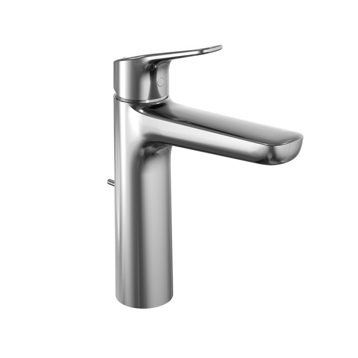 TOTO® GS Series 1.2 gpm Single Handle Bathroom Faucet for Semi-Vessel Sink with Comfort Glide Technology and Drain Assembly – Polished Chrome – –