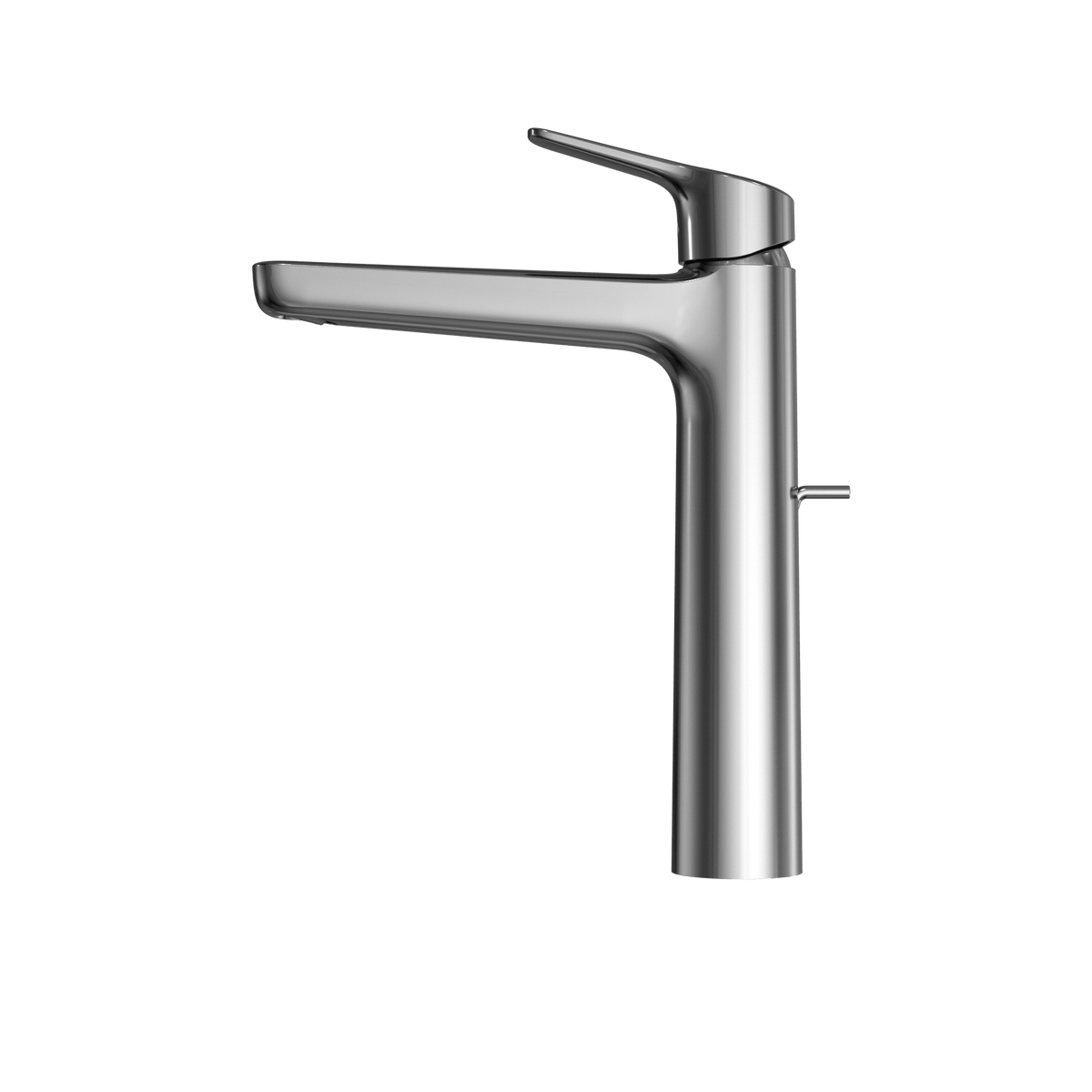TOTO® GS Series 1.2 gpm Single Handle Bathroom Faucet for Vessel Sink with Comfort Glide Technology and Drain Assembly – Polished Chrome – –
