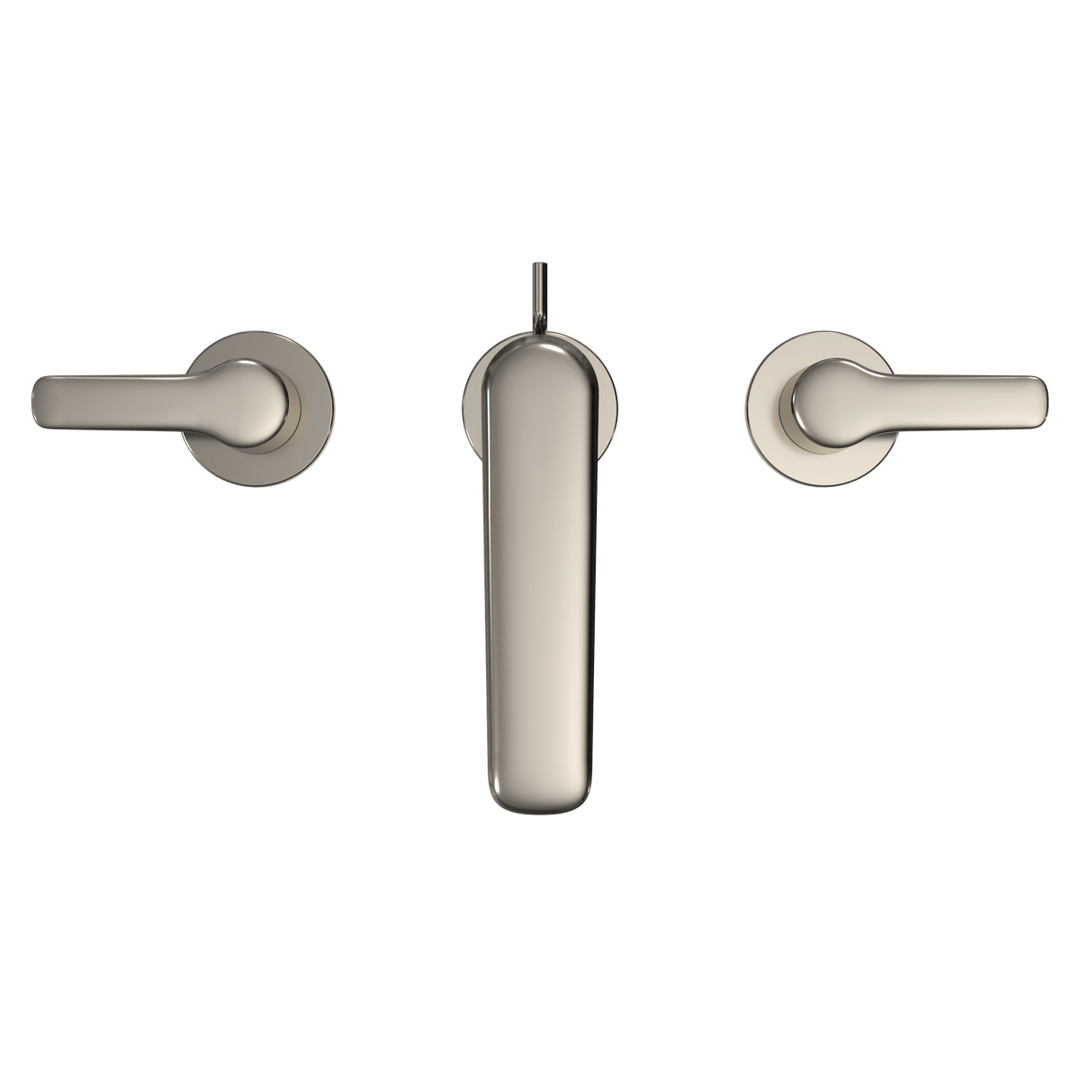 TOTO® GS Series 1.2 gpm Two Handle Widespread Bathroom Sink Faucet with Drain Assembly – Brushed Nickel – –