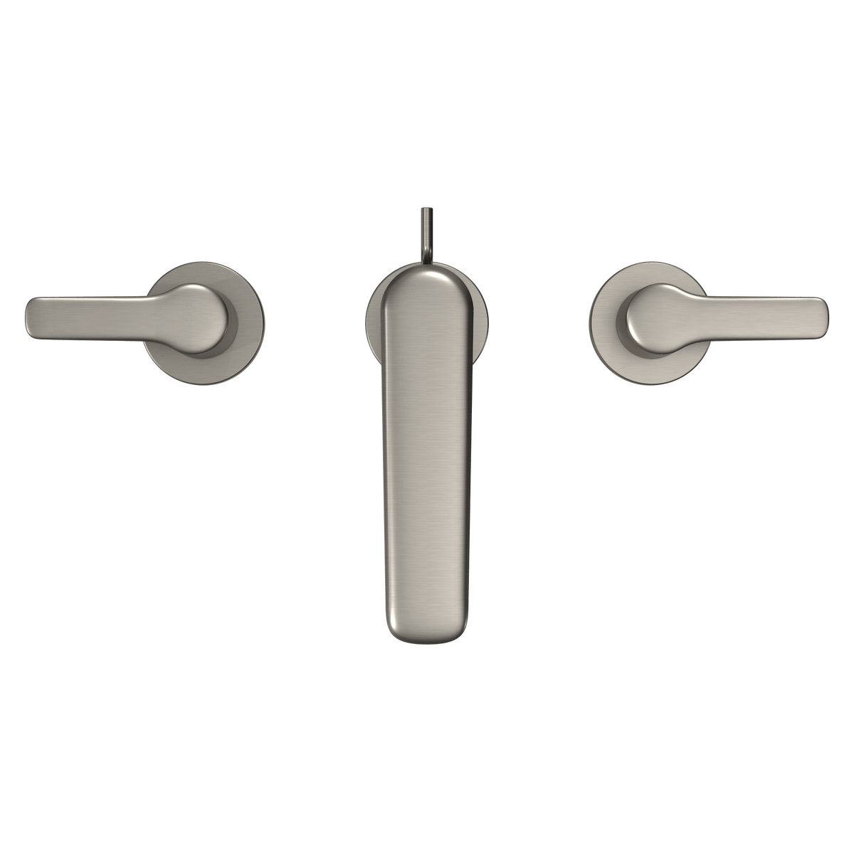 TOTO® GS Series 1.2 gpm Two Handle Widespread Bathroom Sink Faucet with Drain Assembly – Brushed Nickel – –