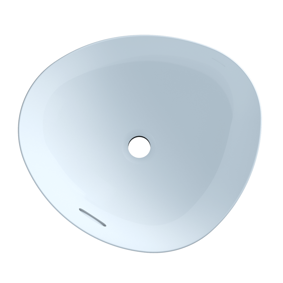 TOTO® Kiwami® Asymmetrical Vessel Bathroom Sink – Cotton White – –