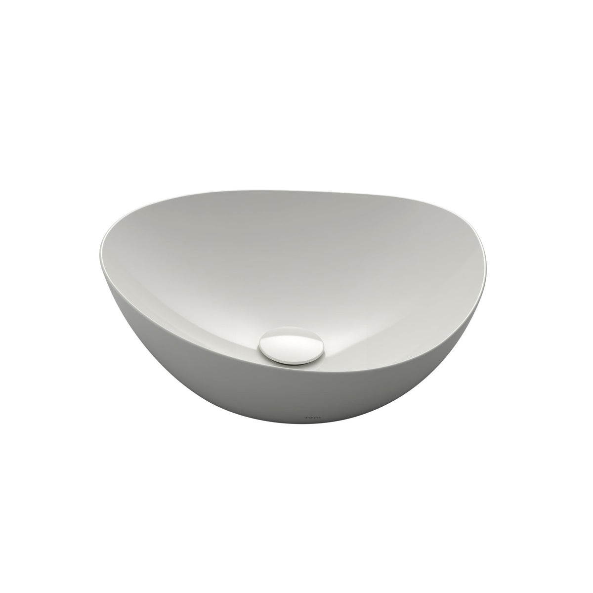 TOTO® Kiwami® Asymmetrical Vessel Bathroom Sink – Cotton White – –
