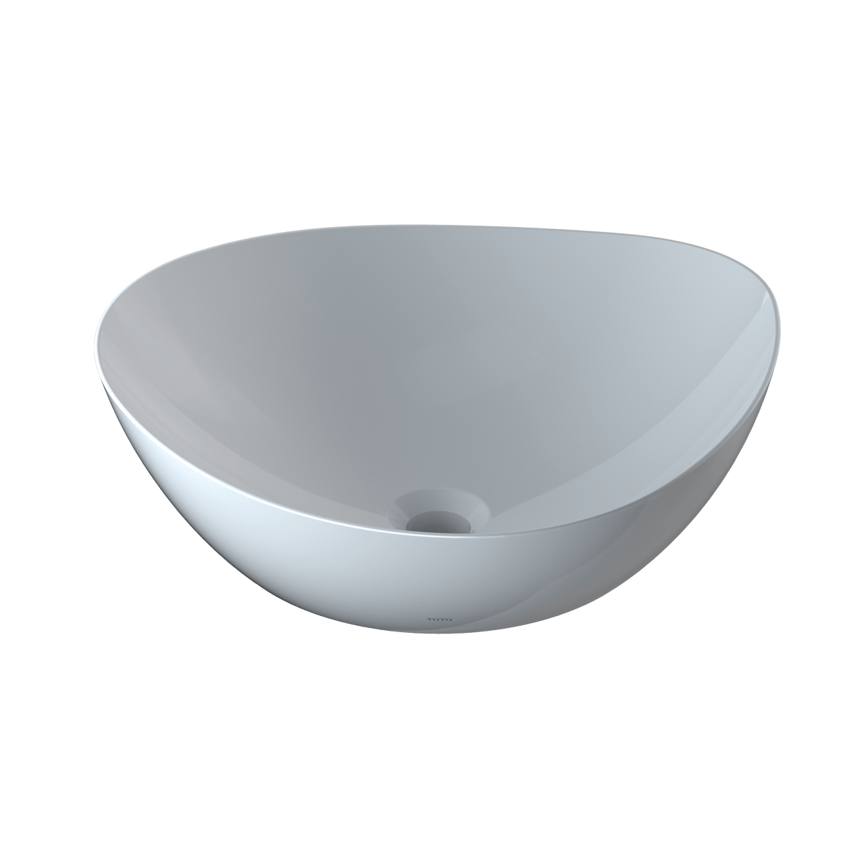 TOTO® Kiwami® Asymmetrical Vessel Bathroom Sink – Cotton White – –