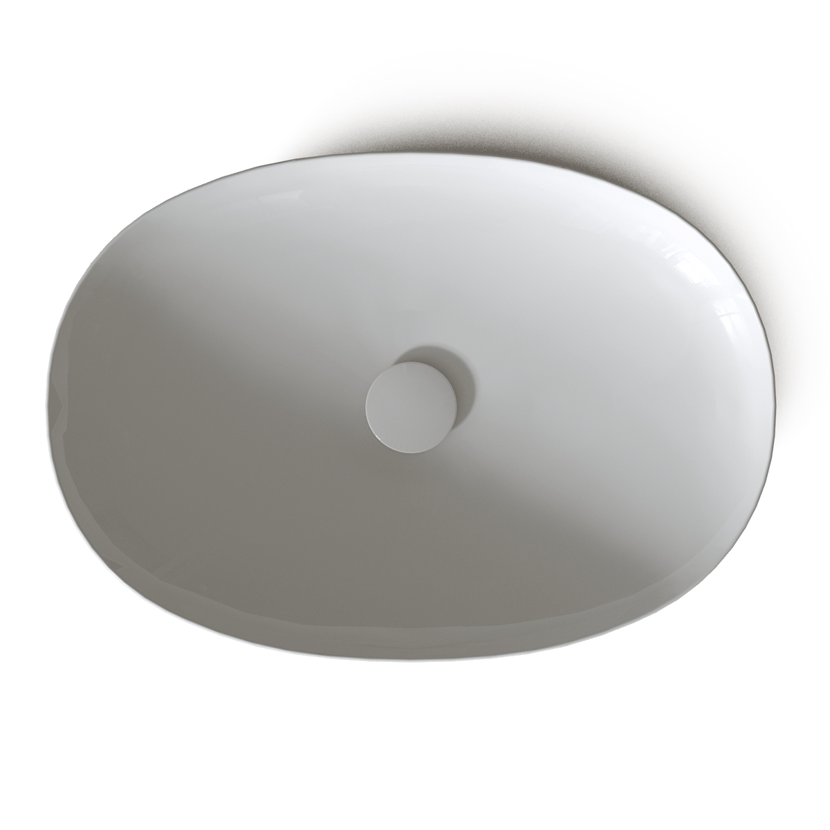 TOTO® Kiwami® Oval 24" Vessel Bathroom Sink – Cotton White – –