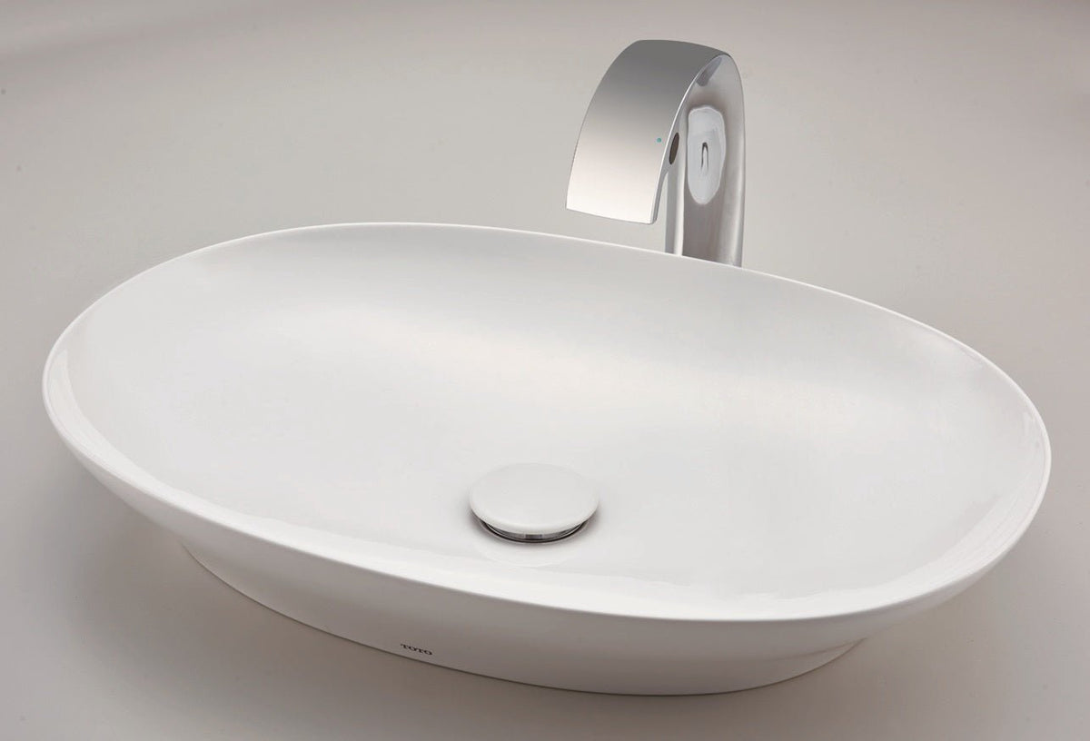 TOTO® Kiwami® Oval 24" Vessel Bathroom Sink – Cotton White – –
